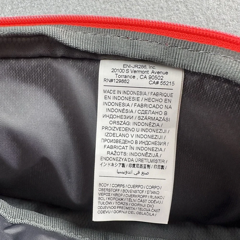 Nike Running Adjustable Slim Lightweight Waistpack Unisex‎ Graphite Grey Red NWT